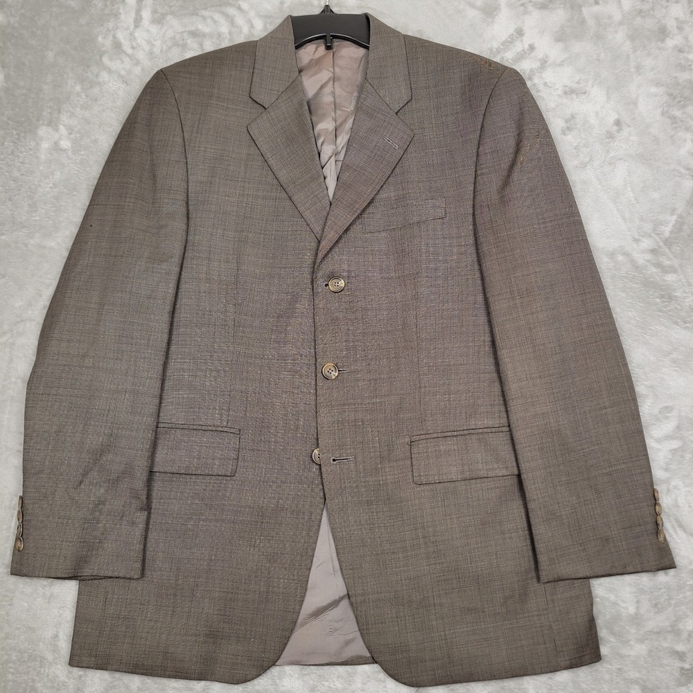 Lauren Ralph Lauren Men's 38R Cashmere Blend Brown Blazer 3-Button Sport Coat